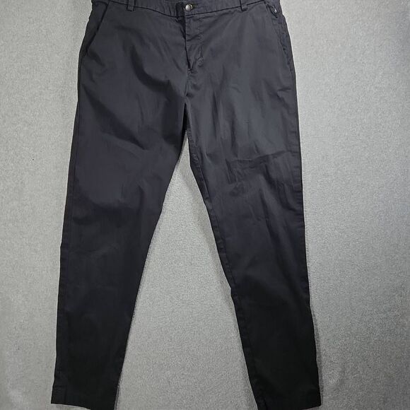 Lululemon ABC Commission Warpstream 38x33 Mens Beige Black Pants LM5440SE - Picture 1 of 12